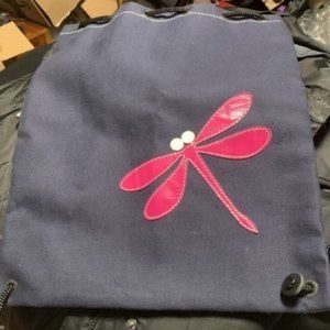 Canadian Nautilos Canvas and Leather drawstring backpack